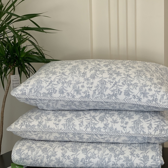 91家纺网 家纺一手货源 找家纺 2024新款舒适床盖三件套-实拍 美蓝