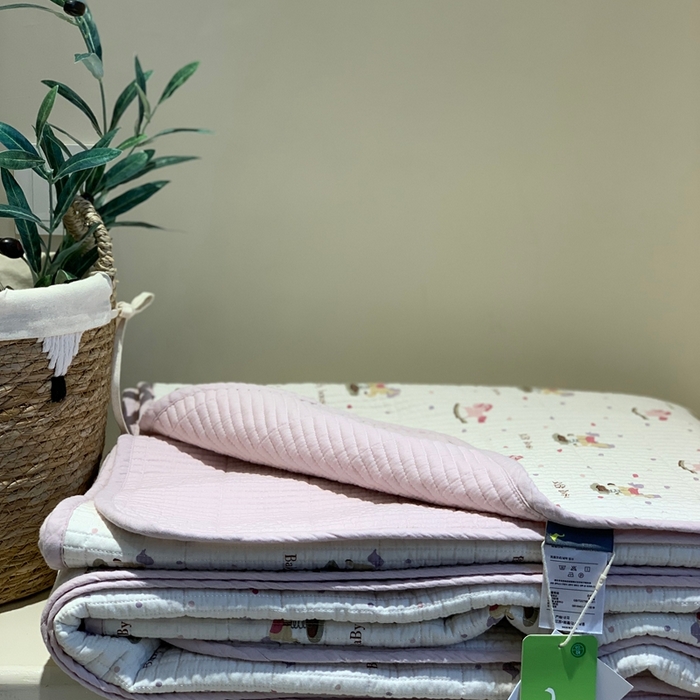 91家纺网 家纺一手货源 找家纺 2024新款舒适床盖三件套-实拍 奇奇小马