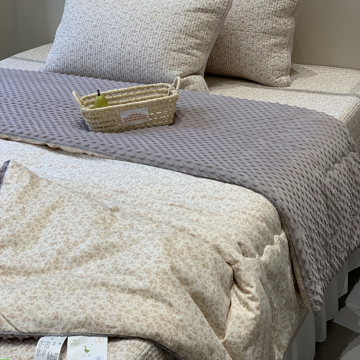 2024新款舒适床盖三件套-实拍 素颜粉庄园