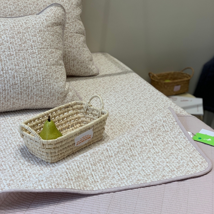 91家纺网 家纺一手货源 找家纺 2024新款舒适床盖三件套-实拍 素颜粉庄园