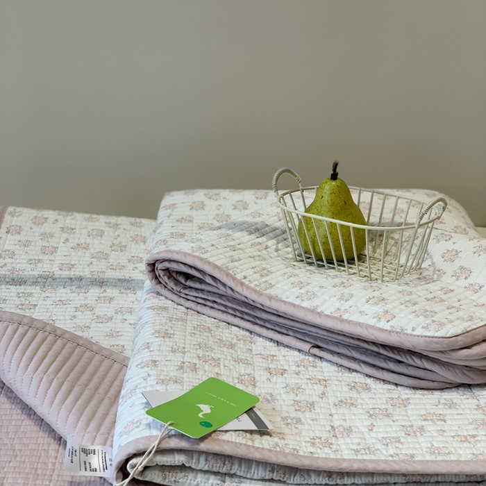 91家纺网 家纺一手货源 找家纺 2024新款舒适床盖三件套-实拍 甜心庄园