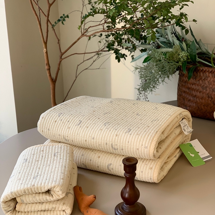 91家纺网 家纺一手货源 找家纺 2024新款舒适床盖三件套-实拍 幸运星