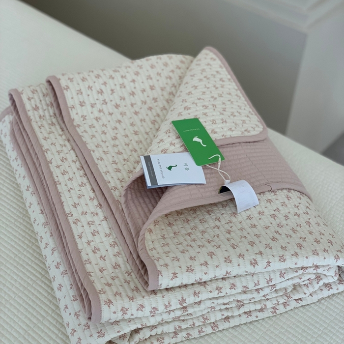 91家纺网 家纺一手货源 找家纺 2024新款舒适床盖三件套-实拍 芝士奶盐