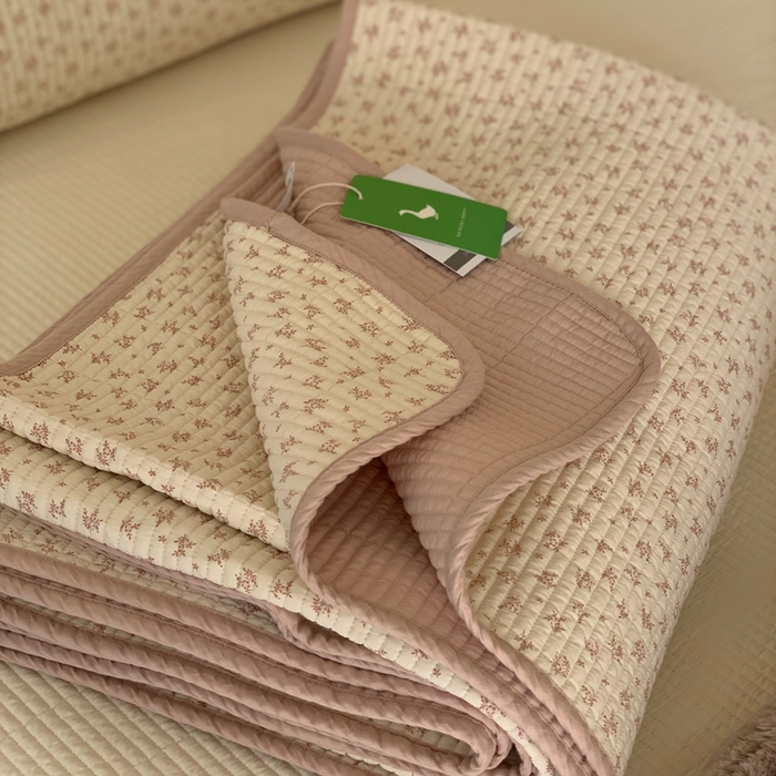 2024新款舒适床盖三件套-实拍 芝士奶盐