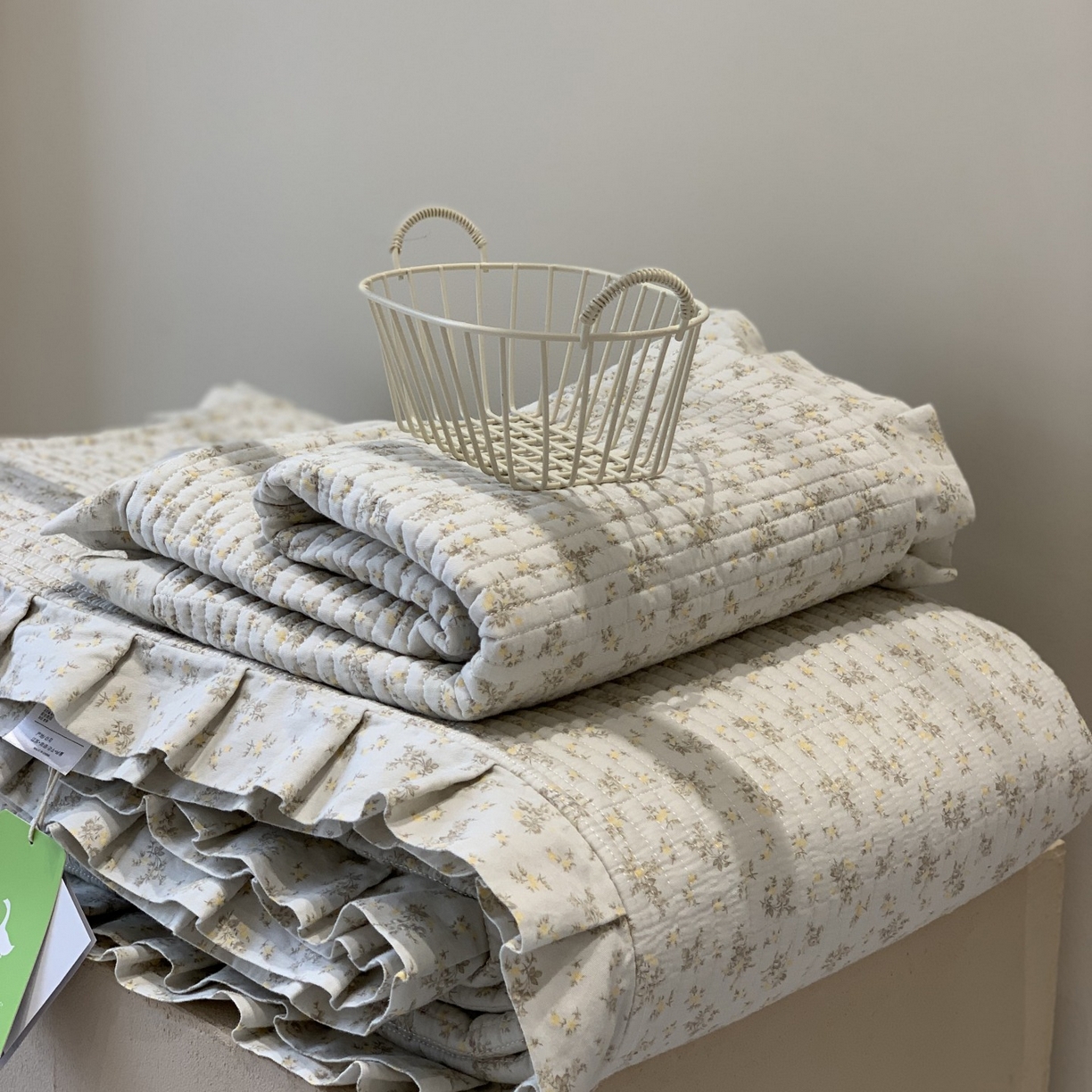 91家纺网 家纺一手货源 找家纺 （总）汇庭 2025秋冬新款芳菲庄园床盖三件套系列