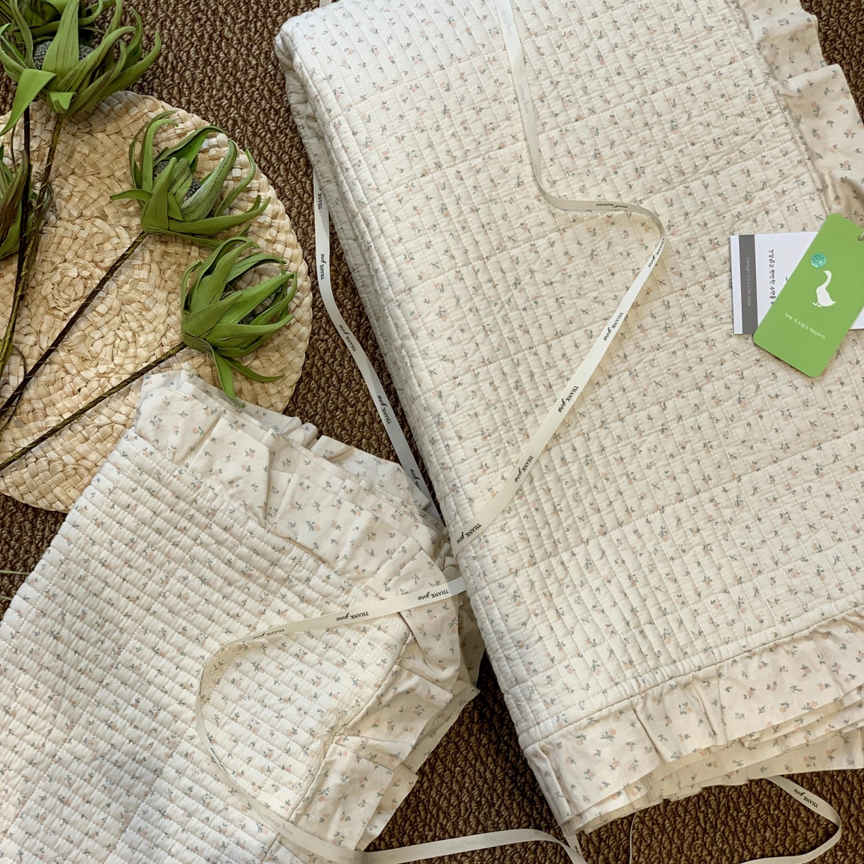 91家纺网 家纺一手货源 找家纺 （总）汇庭 2025秋冬新款芳菲庄园床盖三件套系列