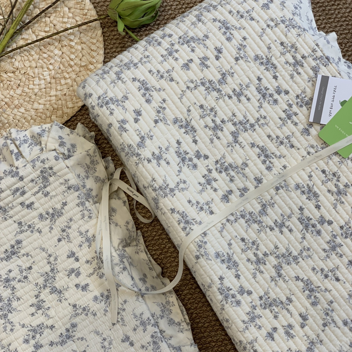 91家纺网 家纺一手货源 找家纺 （总）汇庭 2025秋冬新款芳菲庄园床盖三件套系列