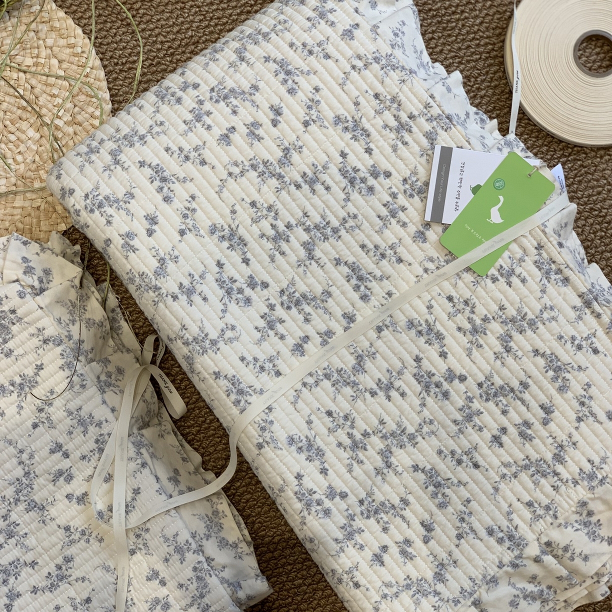 91家纺网 家纺一手货源 找家纺 （总）汇庭 2025秋冬新款芳菲庄园床盖三件套系列