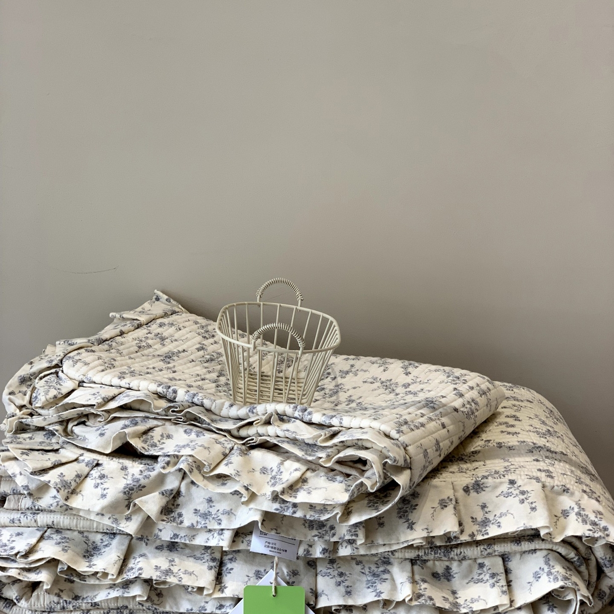 91家纺网 家纺一手货源 找家纺 （总）汇庭 2025秋冬新款芳菲庄园床盖三件套系列