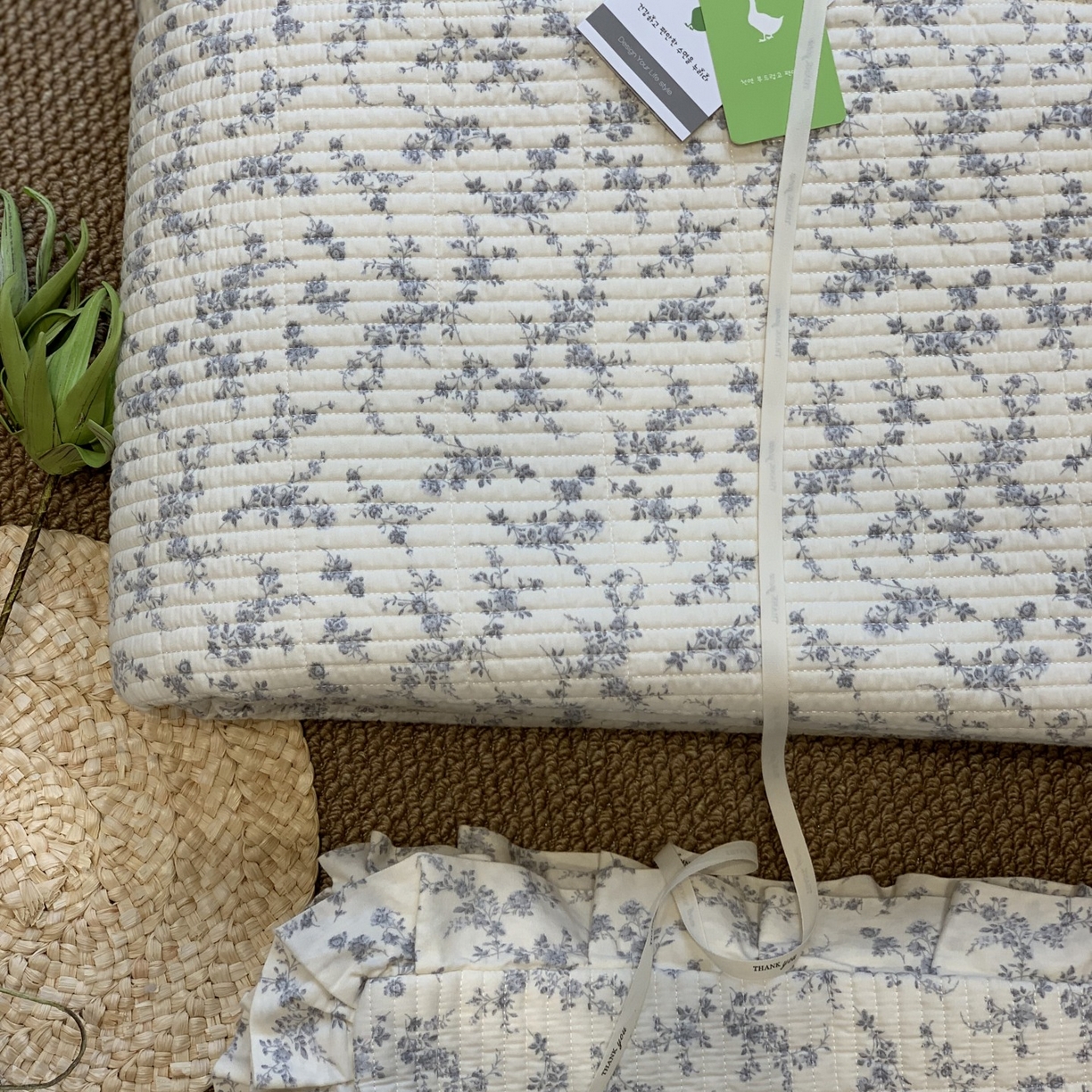 91家纺网 家纺一手货源 找家纺 （总）汇庭 2025秋冬新款芳菲庄园床盖三件套系列