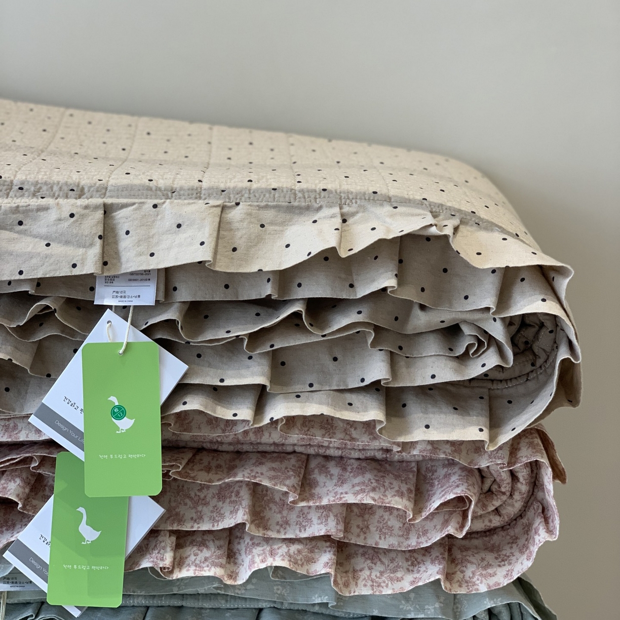 91家纺网 家纺一手货源 找家纺 汇庭 2025秋冬新款麻三月床盖三件套系列 组合