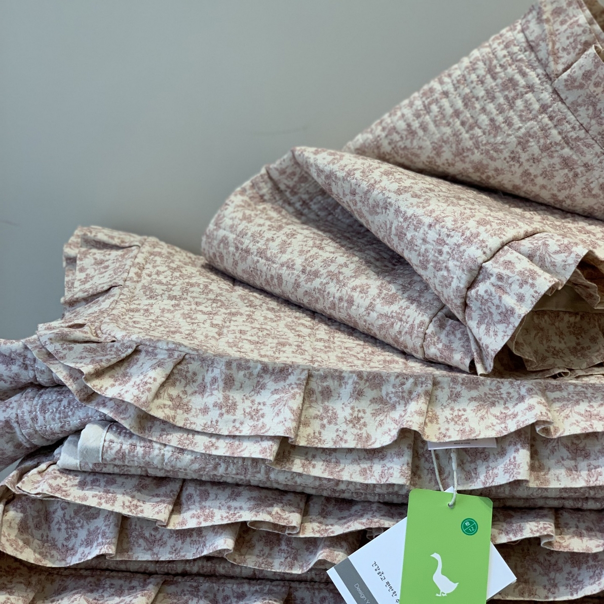 91家纺网 家纺一手货源 找家纺 汇庭 2025秋冬新款麻三月床盖三件套系列 三月