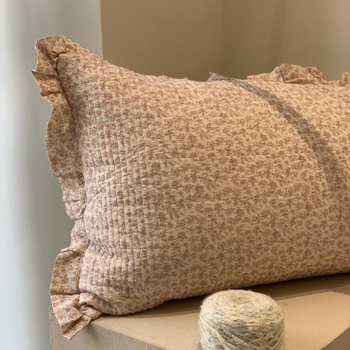 91家纺网 家纺一手货源 找家纺 汇庭 2025秋冬新款麻三月床盖三件套系列 三月