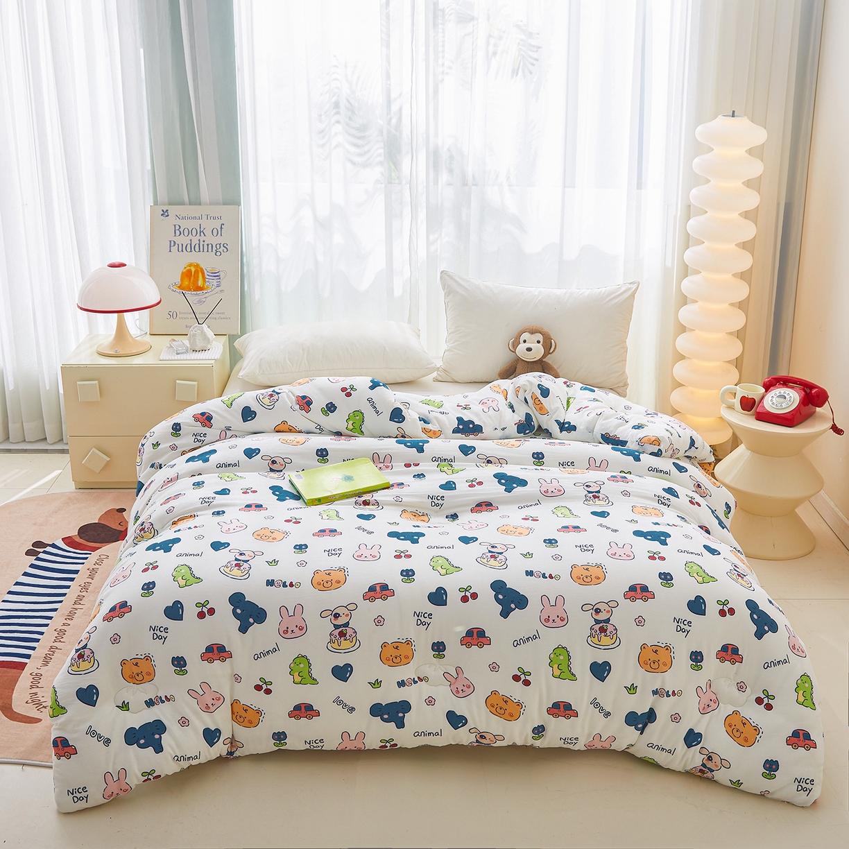 91家纺网 家纺一手货源 找家纺 （总）梦镜家纺 2025新款A类卡通棉花被被子被芯