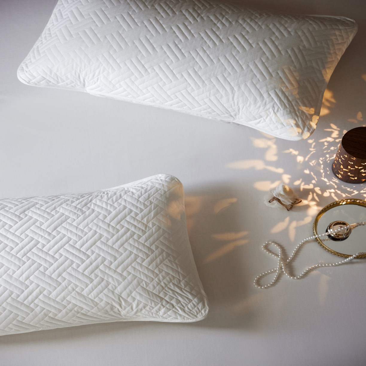 91家纺网 家纺一手货源 找家纺 （总）芯氧 2026新款Michelle 希尔顿酒店星级纯棉三防枕套