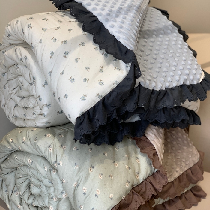 91家纺网 家纺一手货源 找家纺 （总）汇庭 2025秋冬新·花边款单双人豆豆被系列