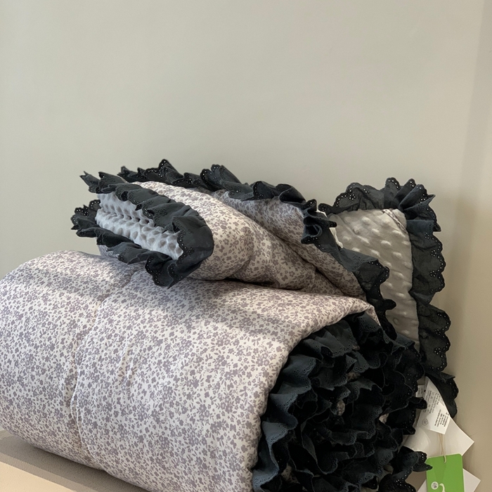 91家纺网 家纺一手货源 找家纺 （总）汇庭 2025秋冬新·花边款单双人豆豆被系列