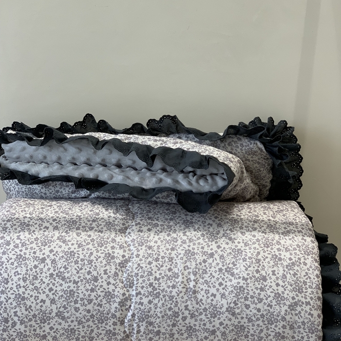 91家纺网 家纺一手货源 找家纺 （总）汇庭 2025秋冬新·花边款单双人豆豆被系列