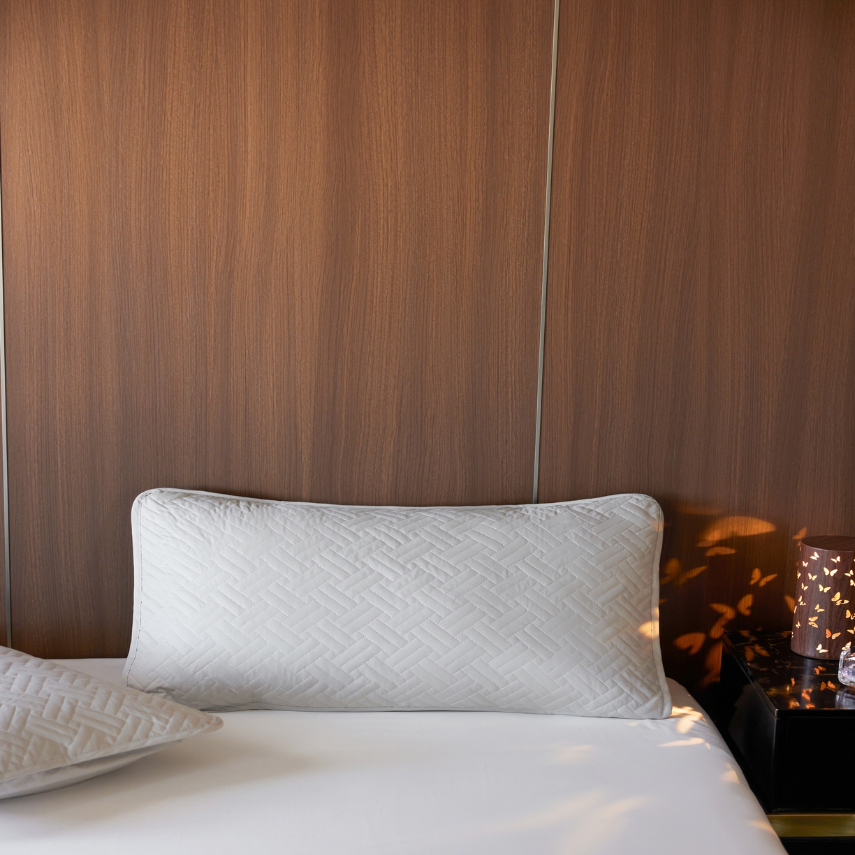 芯氧 2026新款Michelle 希尔顿酒店星级纯棉三防枕套 灰色