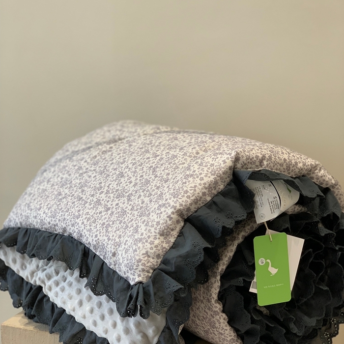 91家纺网 家纺一手货源 找家纺 汇庭 2025秋冬新·花边款单双人豆豆被系列 炊烟