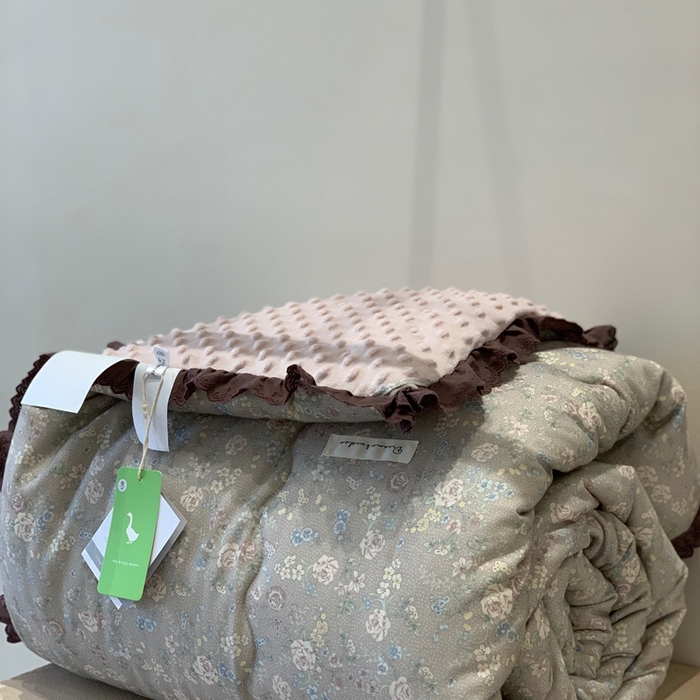 91家纺网 家纺一手货源 找家纺 汇庭 2025秋冬新·花边款单双人豆豆被系列 海花岛