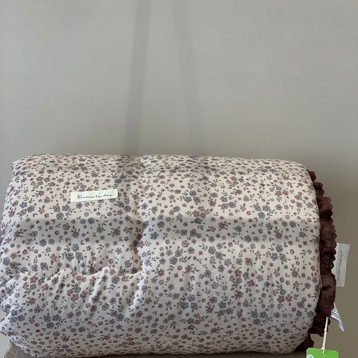 91家纺网 家纺一手货源 找家纺 汇庭 2025秋冬新·花边款单双人豆豆被系列 桃花溪