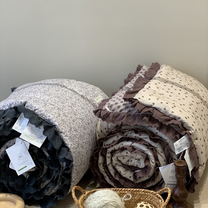 91家纺网 家纺一手货源 找家纺 汇庭 2025秋冬新·花边款单双人豆豆被系列 组合图仅供参考