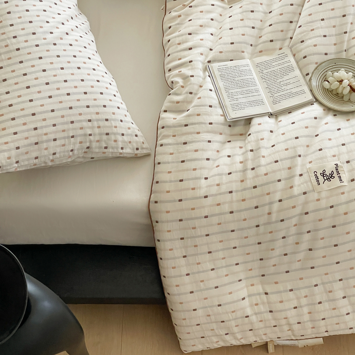 91家纺网 家纺一手货源 找家纺 佳汐蓝家纺 2025新款色织酵洗云感被 夏被 春秋被 冬被 被子被芯 极光-焦糖