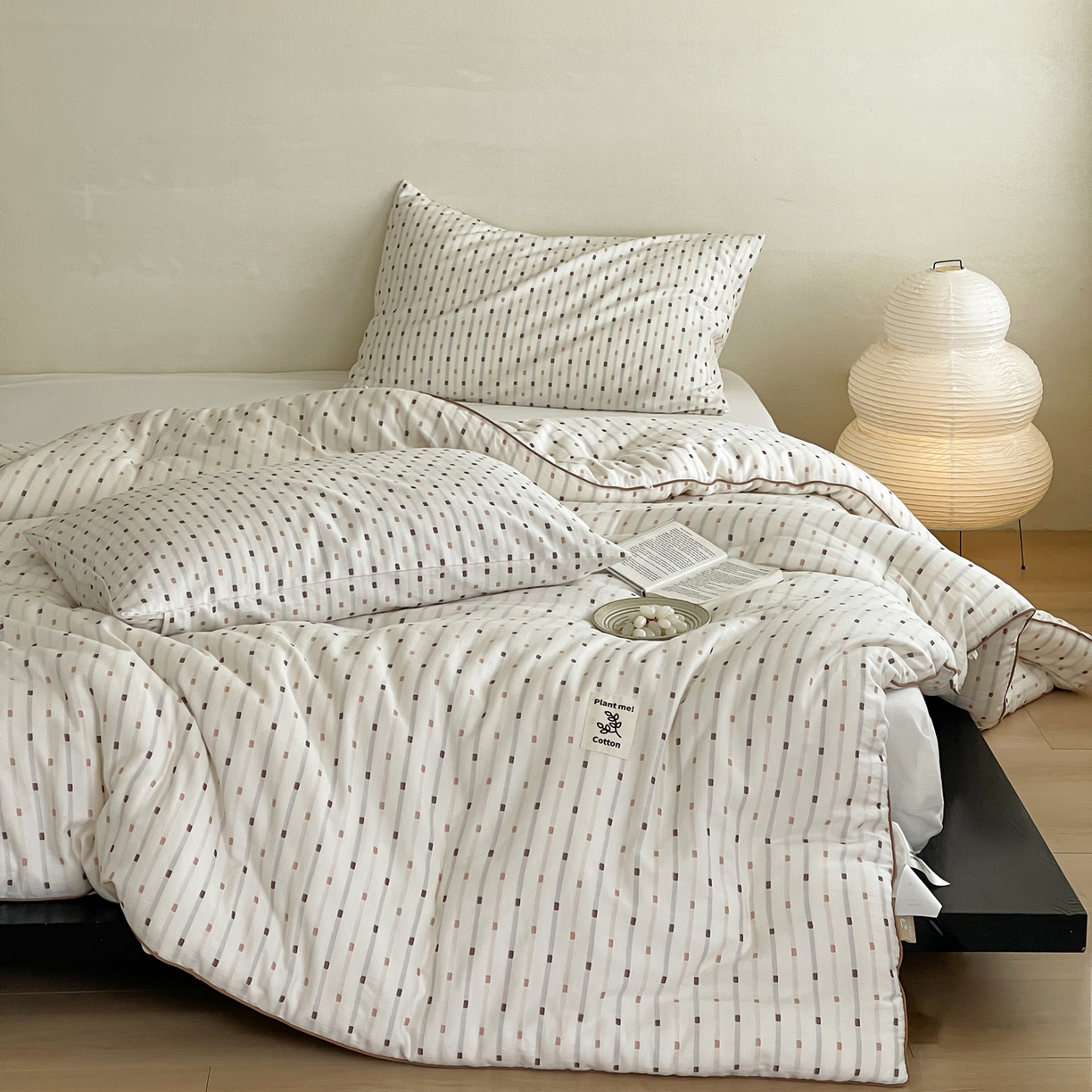 91家纺网 家纺一手货源 找家纺 佳汐蓝家纺 2025新款色织酵洗云感被 夏被 春秋被 冬被 被子被芯 极光-焦糖