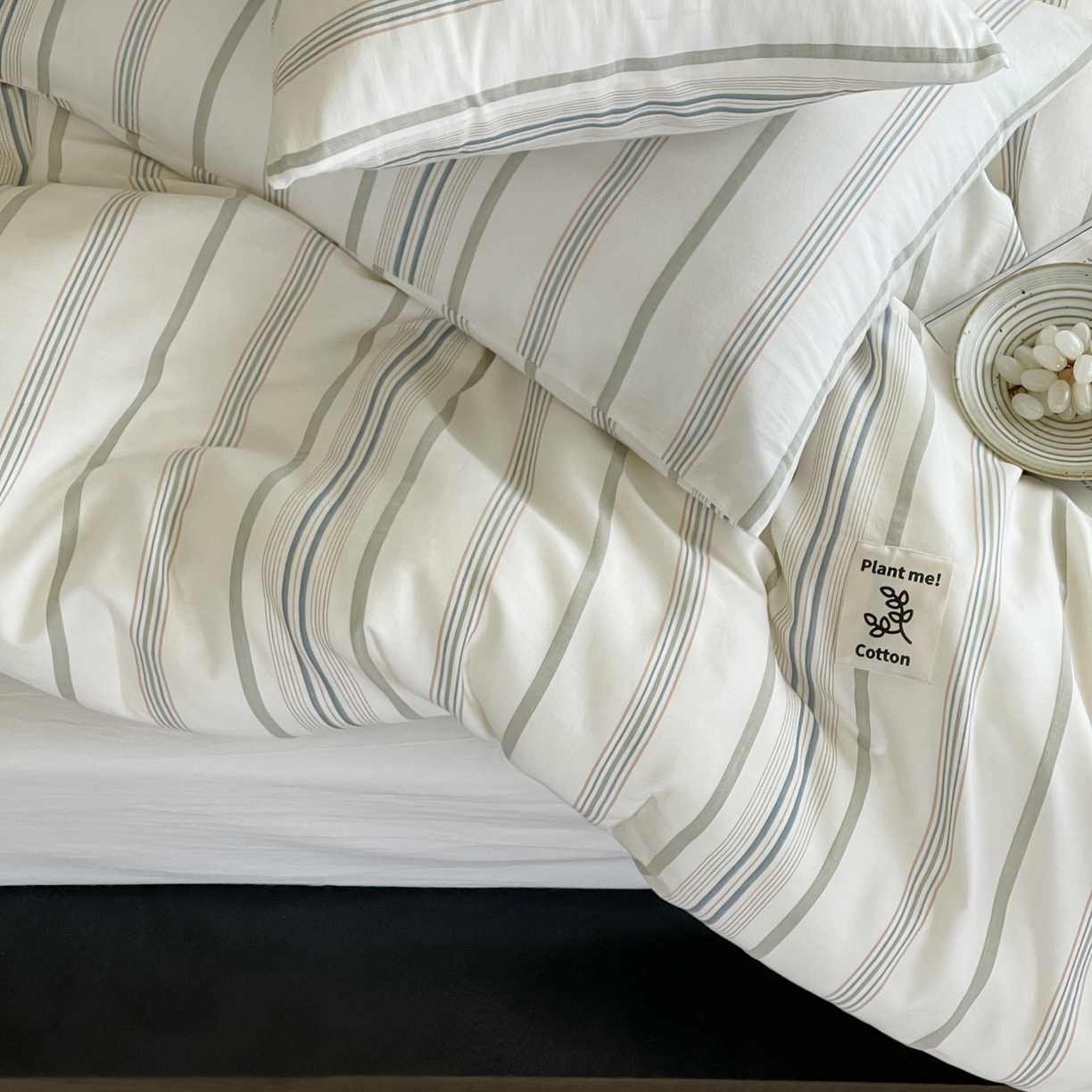 91家纺网 家纺一手货源 找家纺 佳汐蓝家纺 2025新款色织酵洗云感被 夏被 春秋被 冬被 被子被芯 岚图-月白