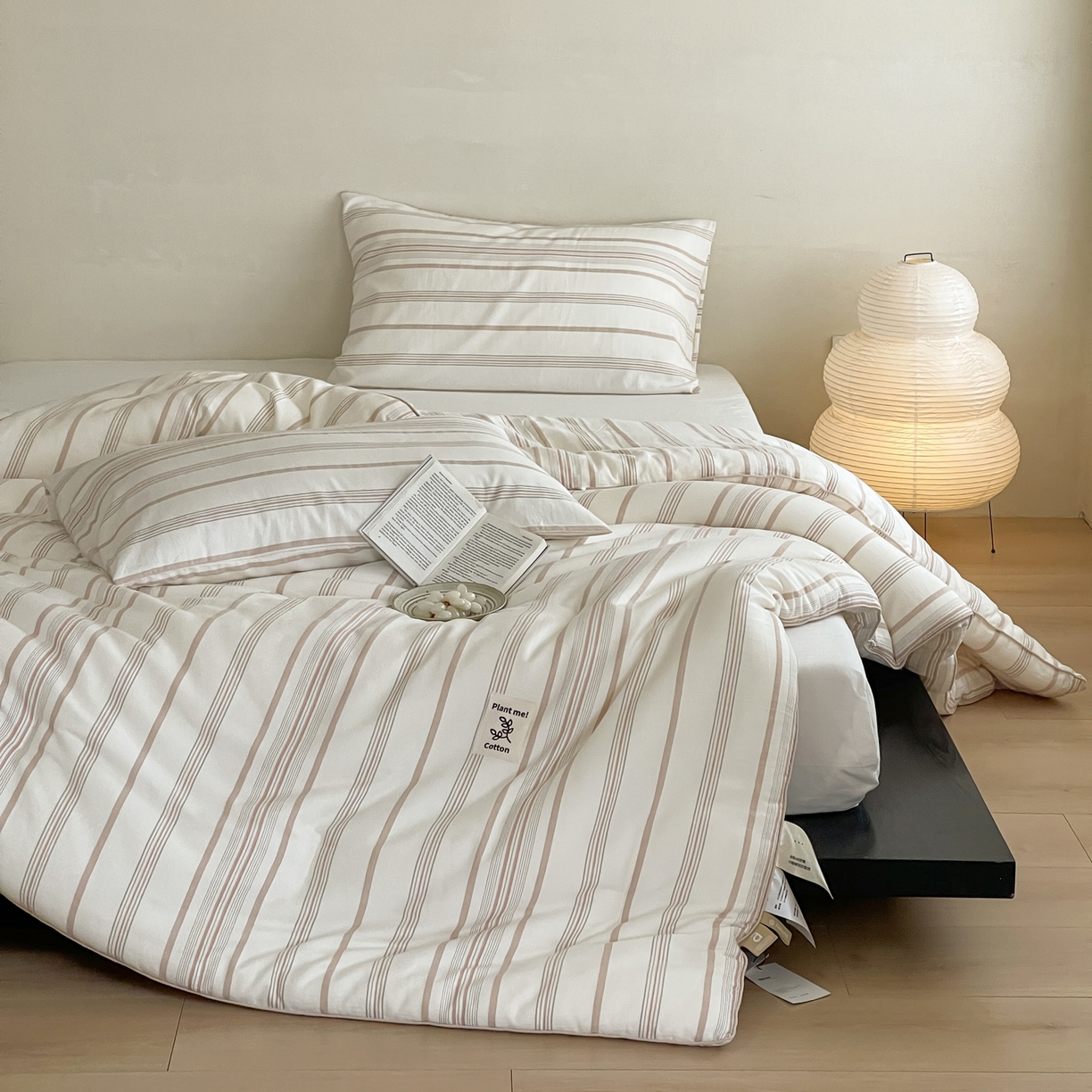 91家纺网 家纺一手货源 找家纺 佳汐蓝家纺 2025新款色织酵洗云感被 夏被 春秋被 冬被 被子被芯 岚图-雾粉