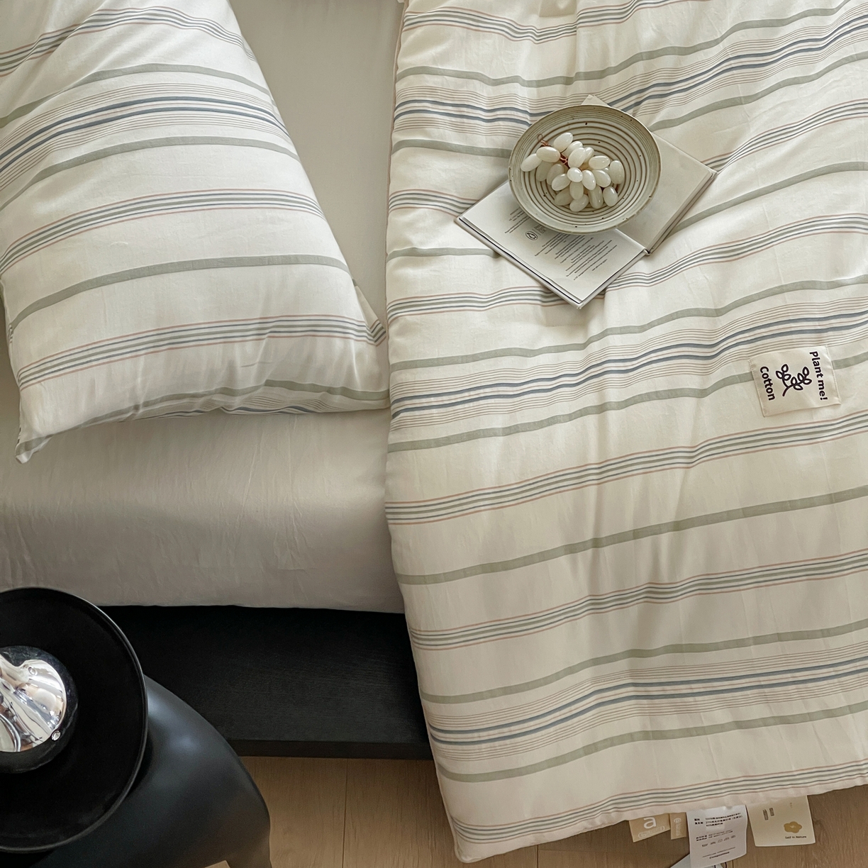 91家纺网 家纺一手货源 找家纺 佳汐蓝家纺 2025新款色织酵洗云感被 夏被 春秋被 冬被 被子被芯 岚图-月白