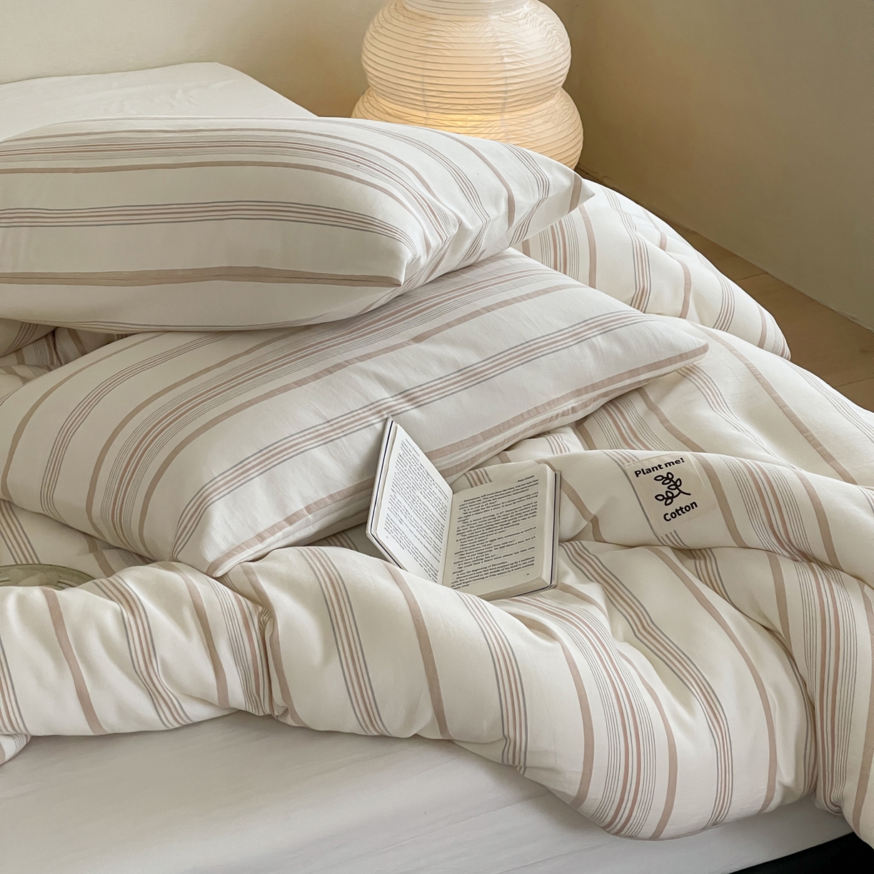 91家纺网 家纺一手货源 找家纺 佳汐蓝家纺 2025新款色织酵洗云感被 夏被 春秋被 冬被 被子被芯 岚图-雾粉