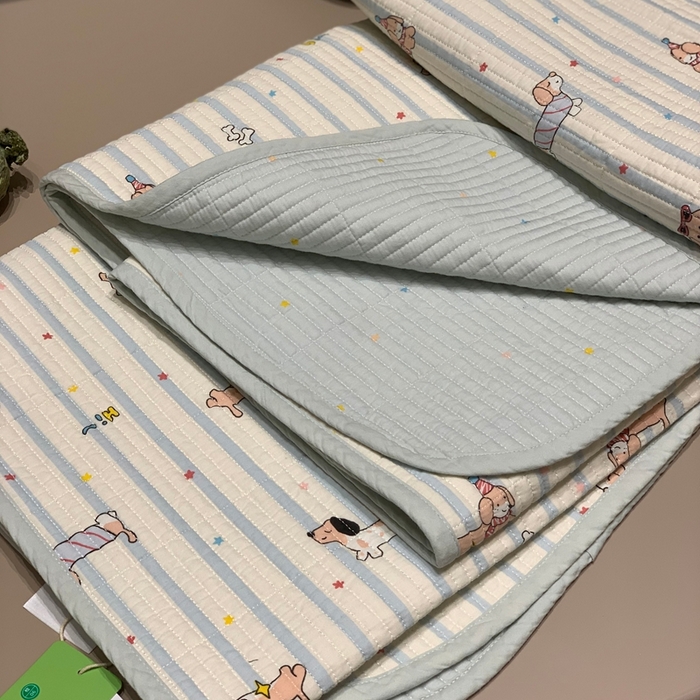 汇庭 2025秋冬新款慕斯单品床盖系列 小狗美美