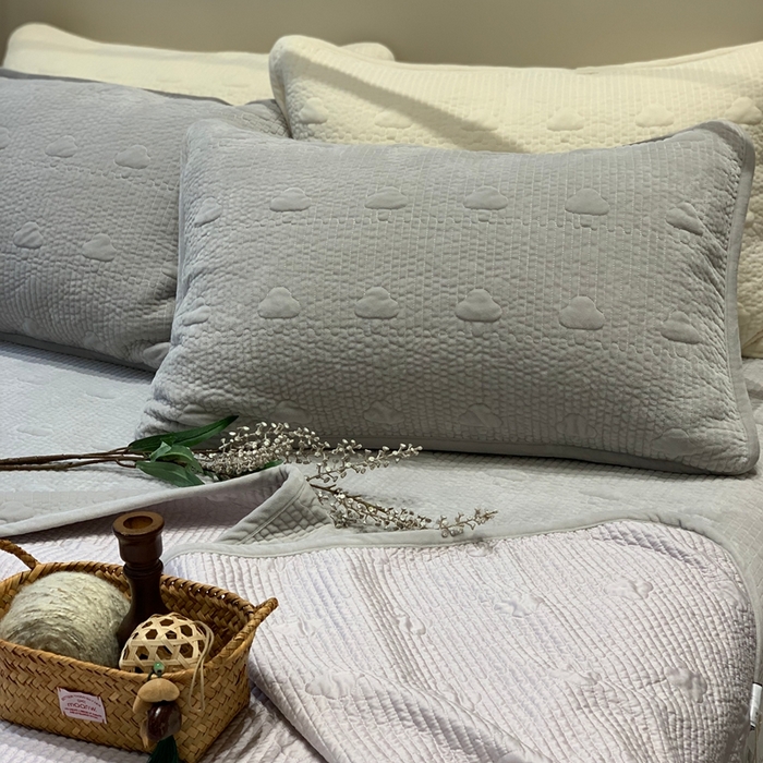 91家纺网 家纺一手货源 找家纺 （总）汇庭 2025秋冬新款·蘑菇花园床盖三件套系列