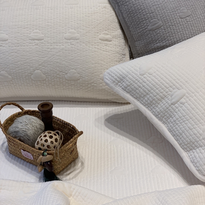 91家纺网 家纺一手货源 找家纺 （总）汇庭 2025秋冬新款·蘑菇花园床盖三件套系列