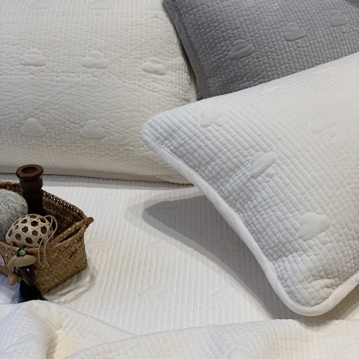 91家纺网 家纺一手货源 找家纺 （总）汇庭 2025秋冬新款·蘑菇花园床盖三件套系列