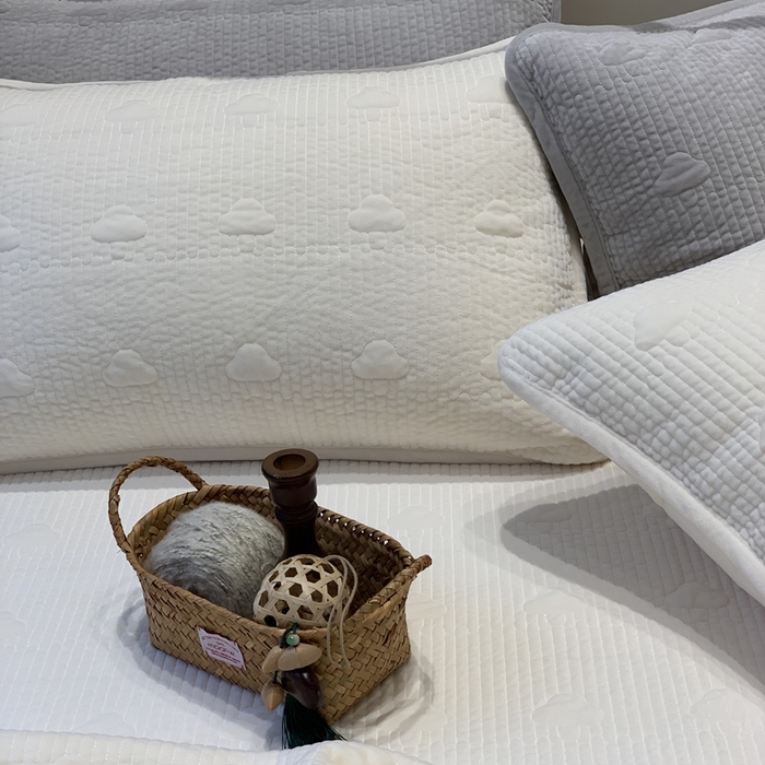 91家纺网 家纺一手货源 找家纺 （总）汇庭 2025秋冬新款·蘑菇花园床盖三件套系列