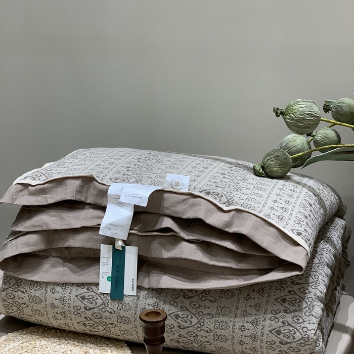 汇庭 2025秋冬新款·色织大提花春秋被系列 艾比斯咖