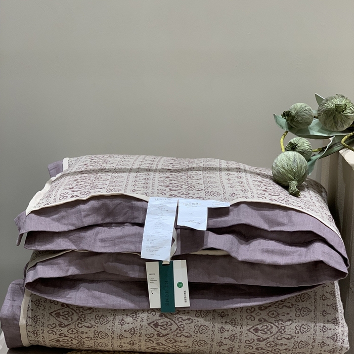 91家纺网 家纺一手货源 找家纺 汇庭 2025秋冬新款·色织大提花春秋被系列 艾比斯紫