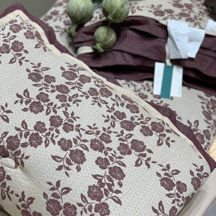 91家纺网 家纺一手货源 找家纺 汇庭 2025秋冬新款·色织大提花春秋被系列 玫瑰之约紫红