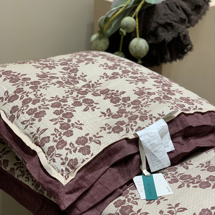 91家纺网 家纺一手货源 找家纺 汇庭 2025秋冬新款·色织大提花春秋被系列 玫瑰之约紫红