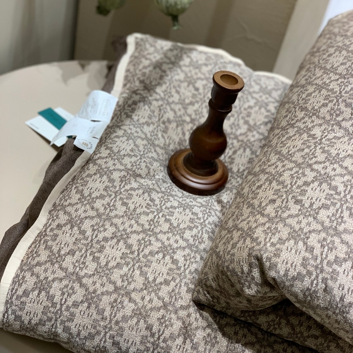 91家纺网 家纺一手货源 找家纺 汇庭 2025秋冬新款·色织大提花春秋被系列 莫奈咖