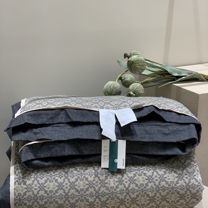 91家纺网 家纺一手货源 找家纺 汇庭 2025秋冬新款·色织大提花春秋被系列 莫奈深蓝