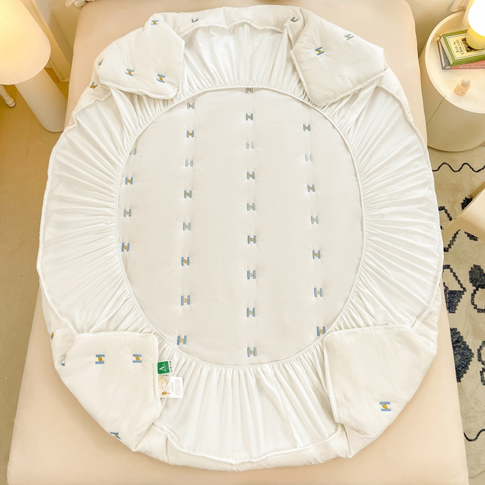 91家纺网 家纺一手货源 找家纺 （总）安逸恋 2025新款简约新疆棉花单床笠床笠单件单品床笠