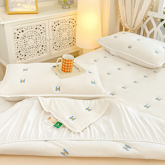 91家纺网 家纺一手货源 找家纺 （总）安逸恋 2025新款简约新疆棉花单床笠床笠单件单品床笠