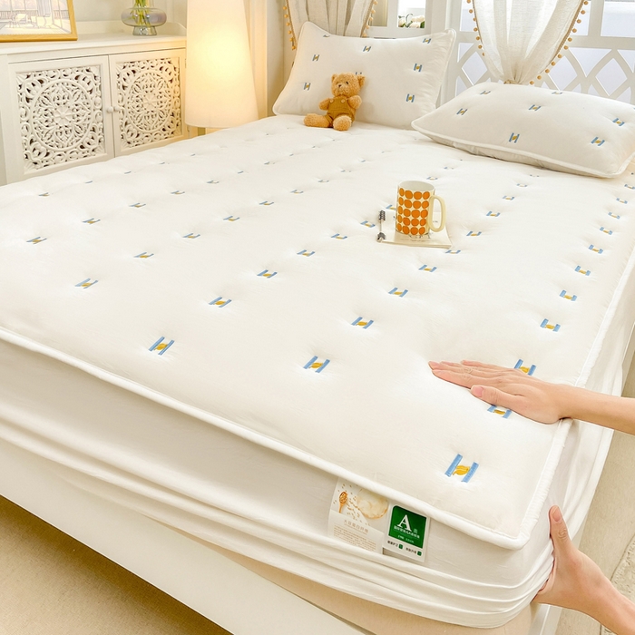 91家纺网 家纺一手货源 找家纺 （总）安逸恋 2025新款简约新疆棉花单床笠床笠单件单品床笠