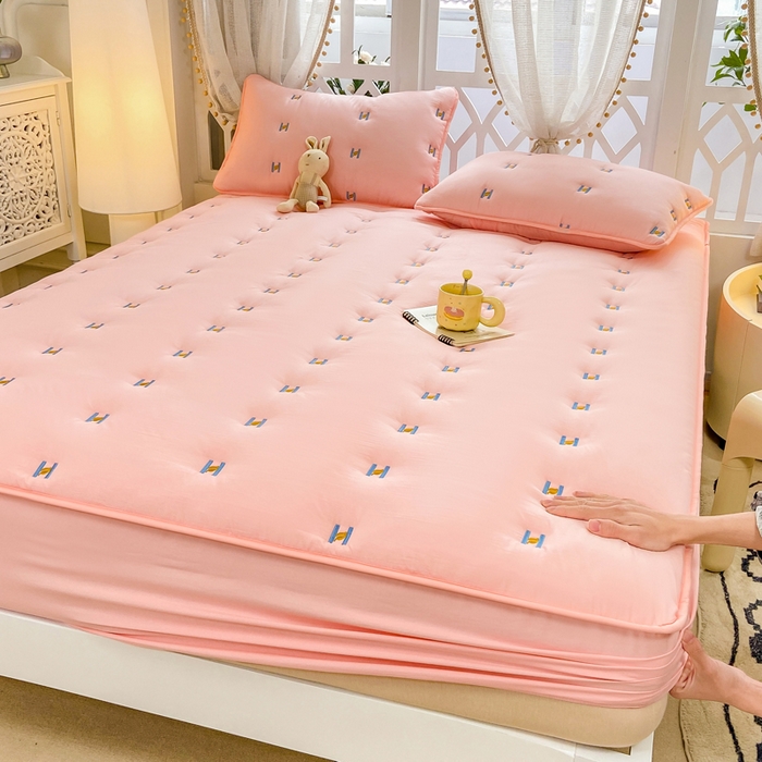 安逸恋 2025新款简约新疆棉花单床笠床笠单件单品床笠 玉色