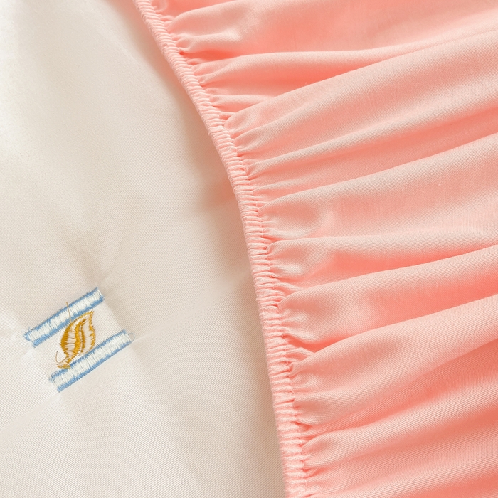 91家纺网 家纺一手货源 找家纺 安逸恋 2025新款简约新疆棉花单床笠床笠单件单品床笠 玉色