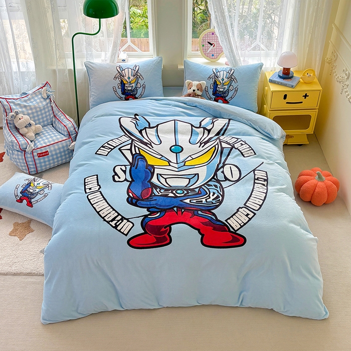 91家纺网 家纺一手货源 找家纺 （总）ds生活馆 2025新款大版高克重双面牛奶绒四件套